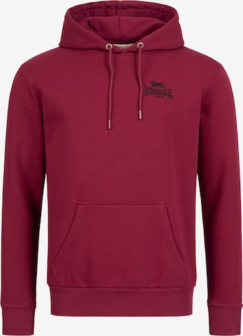LONSDALE Mikina 'Talmine' – červená: přední strana