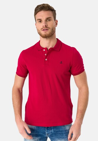 Sir Raymond Tailor Poloshirt 'Wheaton' in Rot: Vorderseite