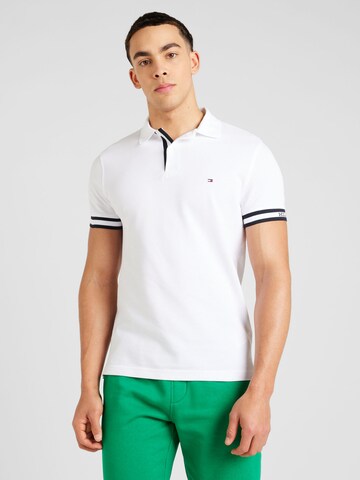 TOMMY HILFIGER Poloshirt in Weiß: predná strana