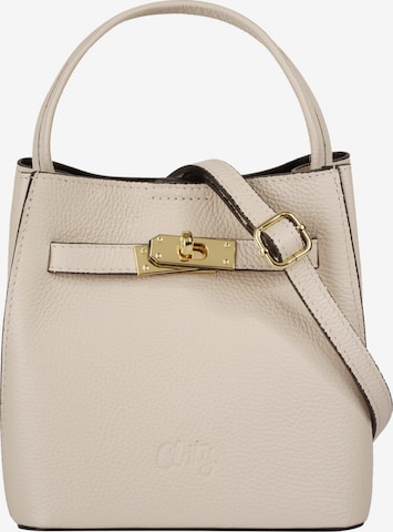 Cluty Handtasche in Beige: Vorderseite