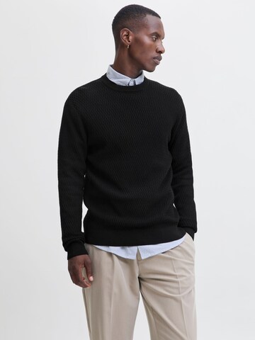 JACK & JONES Pullover '12283381'‌‌‌‌‌ in Schwarz