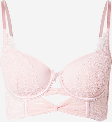 rožinė Hunkemöller Pakeliantieji įdėklai į liemenėlę Liemenėlė 'Juliette': priekis