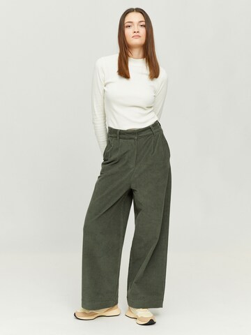 mazine Wide Leg Hose 'Niona' in Grün