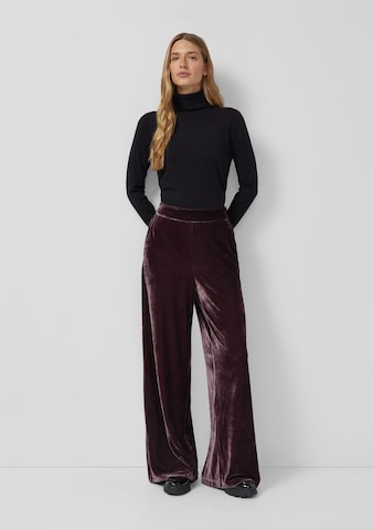 s.Oliver Wide leg Broek in Rood