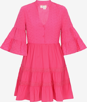 IZIA Šaty 'Festival' - Ružová: predná strana