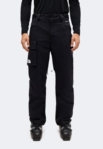 THE NORTH FACE - regular Pantalón de montaña 'FREEDOM' en negro: frente