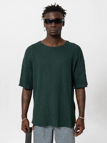 Pullover 'College Station' di VAMOS CLO in verde: frontale