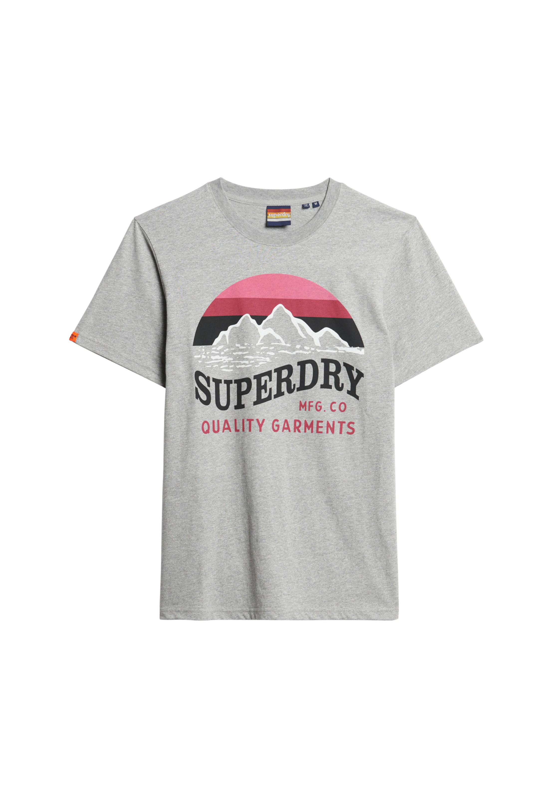 T-Shirt Superdry en gris : devant