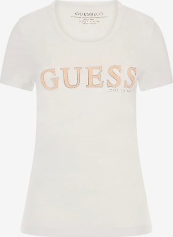 Maglietta di GUESS in bianco: frontale