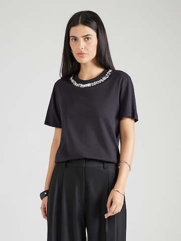 T-shirt 'ONLPARKER' ONLY en noir : devant