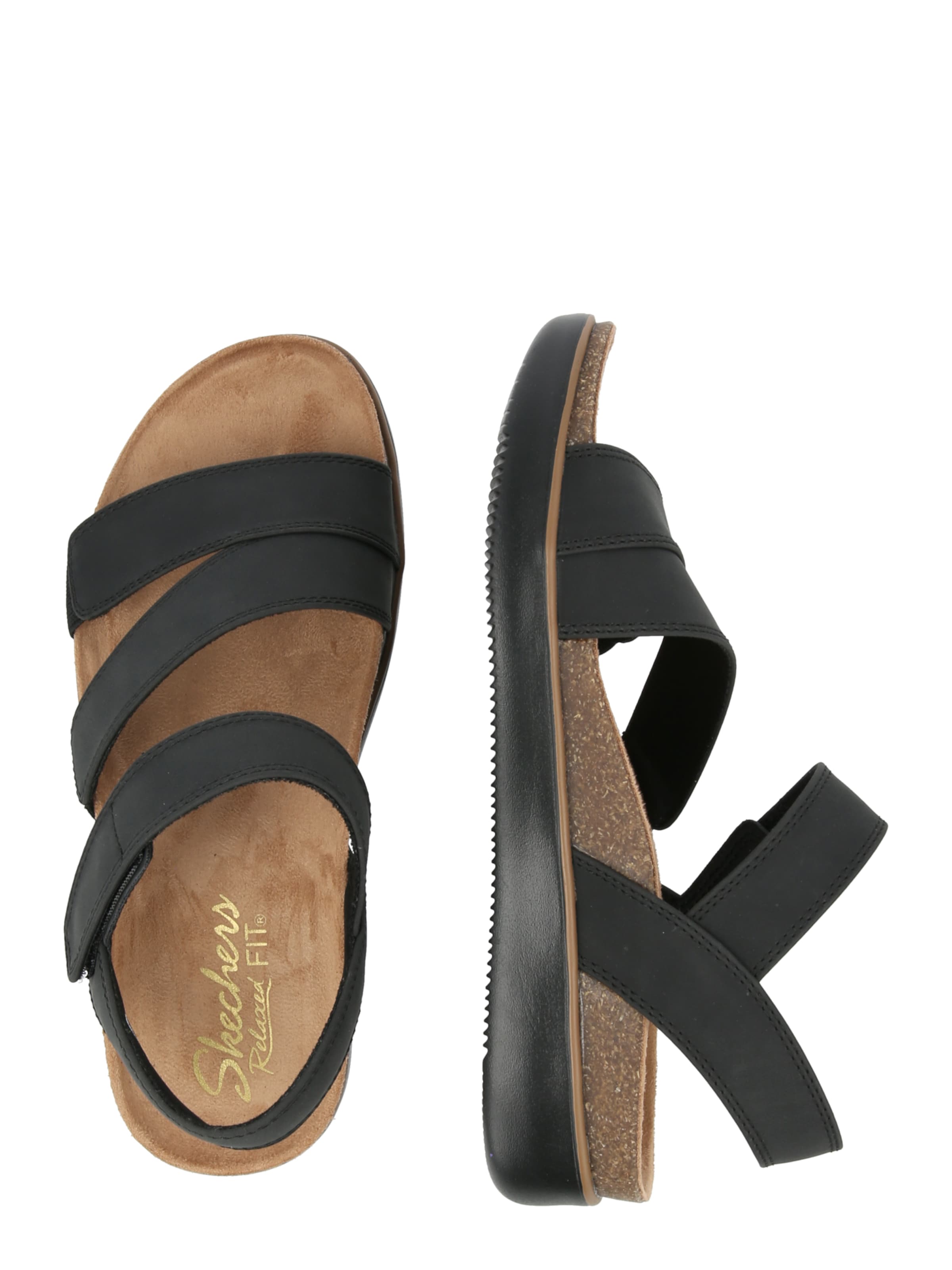 SKECHERS Pántos szandál 'LIFTED COMFORT' - fekete