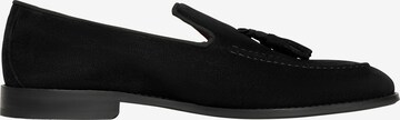 Henry Stevens Classic Flats 'Wallace TL' in Black