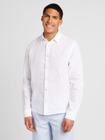 CAMP DAVID Regular fit Button Up Shirt in White: front