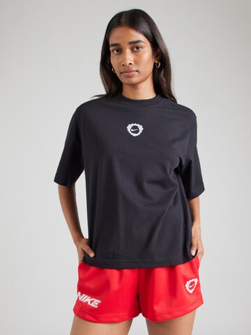 Nike Sportswear Футболка в Черный: спереди