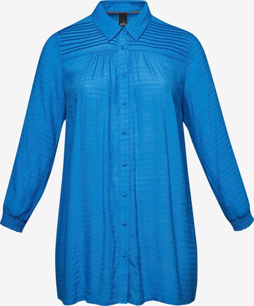 ADIA fashion Blouse in Blue: front