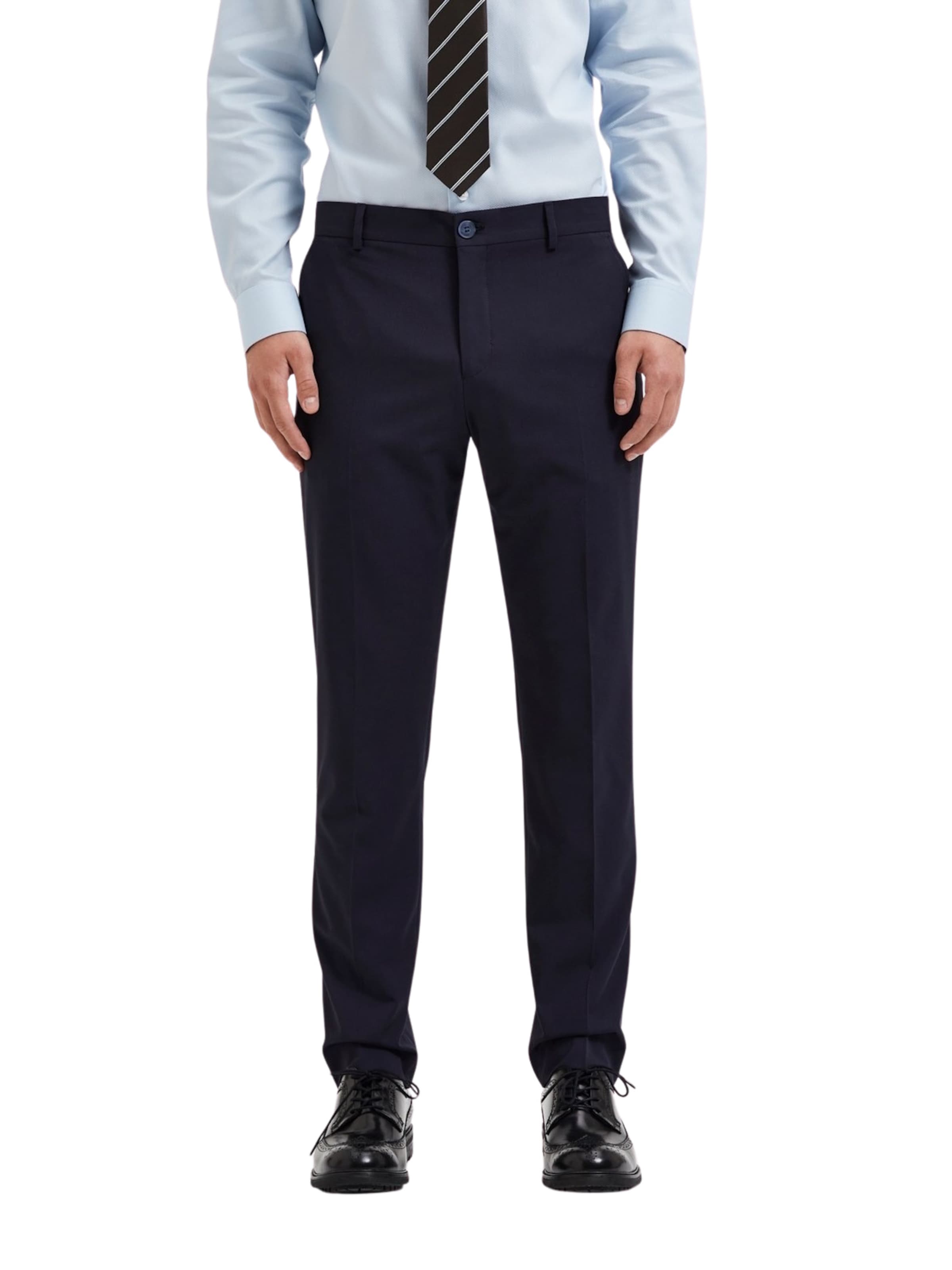 SELECTED Slimfit Bukser med fals 'SLHLiam' i blå: forside