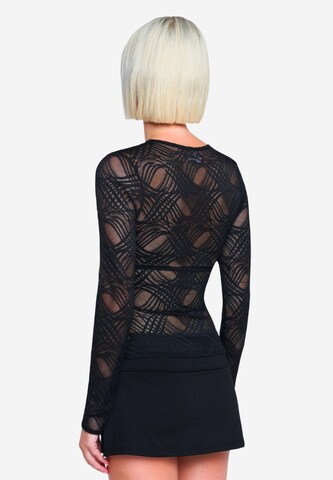 OW Collection Top 'Lexi' in Schwarz