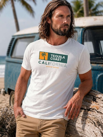 Neverless Shirt 'California'‌‌‌‌‌‌‌‌ in Weiß