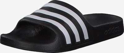 ADIDAS SPORTSWEAR Badeschuh 'Adilette Aqua' in 28 in schwarz / weiß, Produktansicht