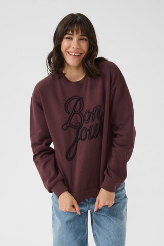 Kaffe Sweatshirt 'KABerta' in Purple: front