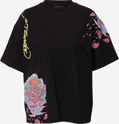 Ed Hardy Shirts 'Raining Roses' i blandingsfarvet / sort, Produktvisning