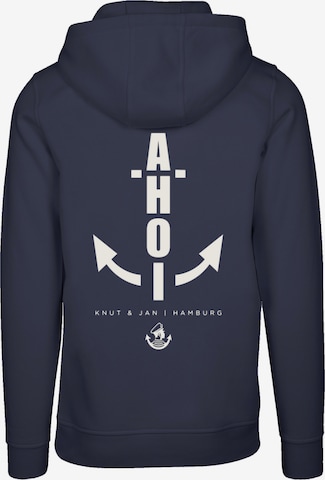F4NT4STIC Sweatshirt 'Ahoi Anker Knut & Jan Hamburg' in Blue
