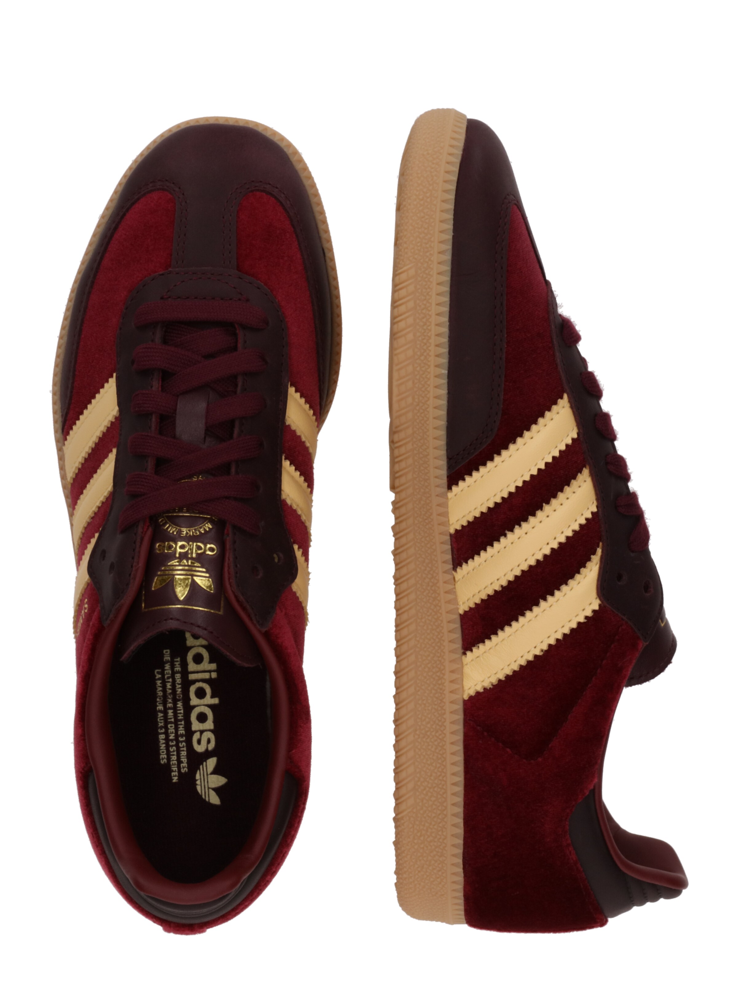 ADIDAS ORIGINALSNiske tenisice 'SAMBA' - crvena boja