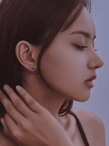 Victoria Hyde - Brincos em azul: frente
