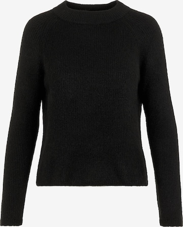 Pieces Petite Sweater 'Ellen' in Black: front