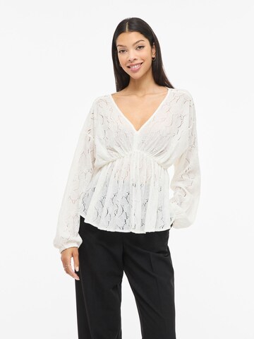 Chemisier 'VISEBA' VILA en blanc : devant