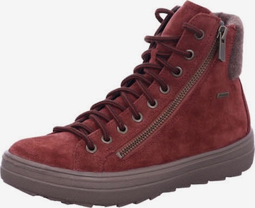 Sneaker alta di Legero in rosso: frontale