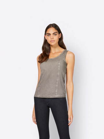 heine Top in Grey: front