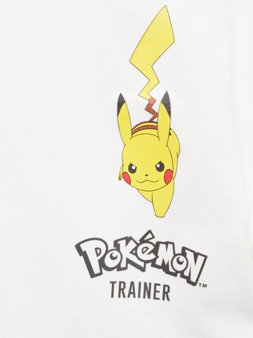 MANGO KIDS Pyžamo 'Pokepy' – bílá