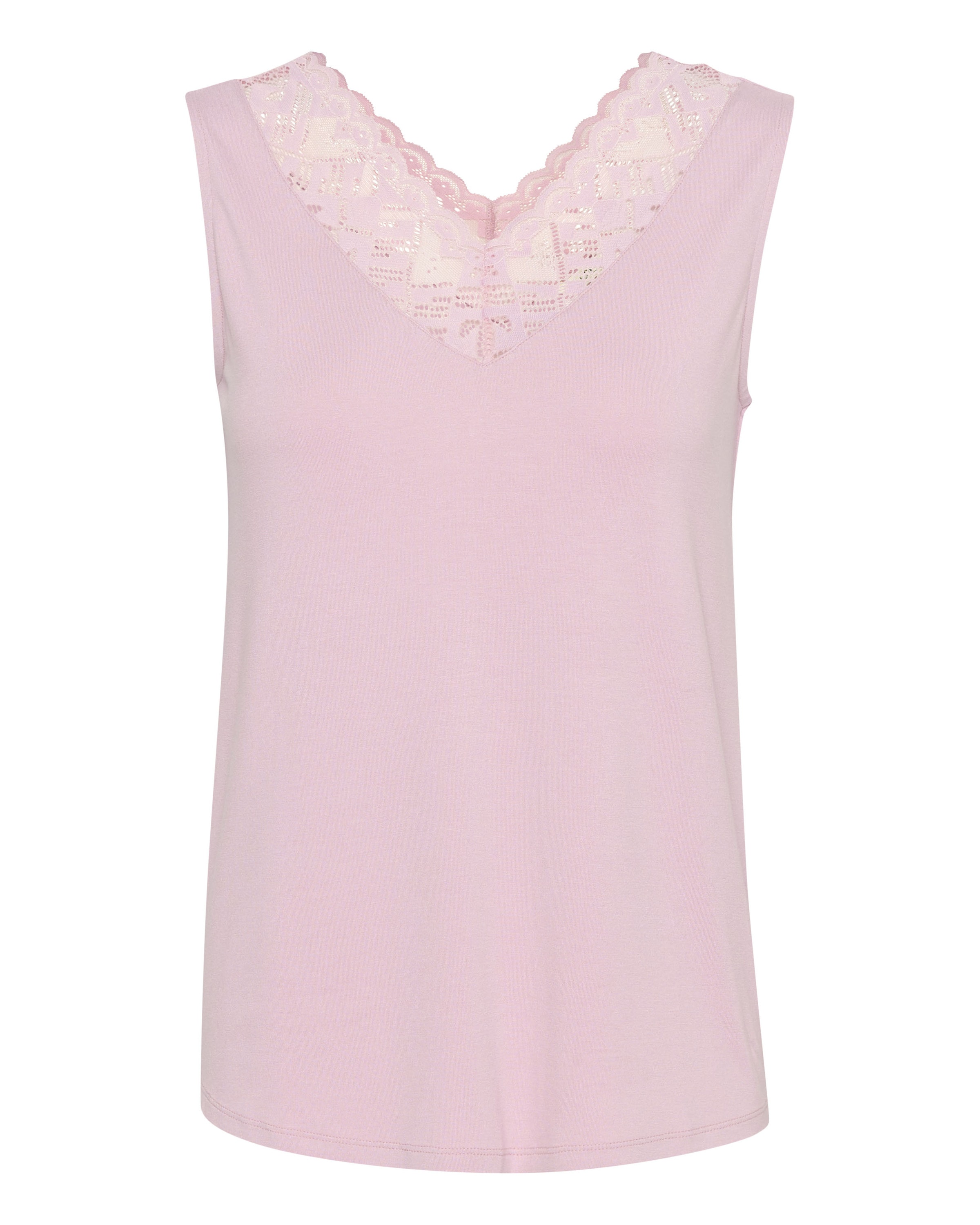Cream Top 'Trulla' in Pink: front