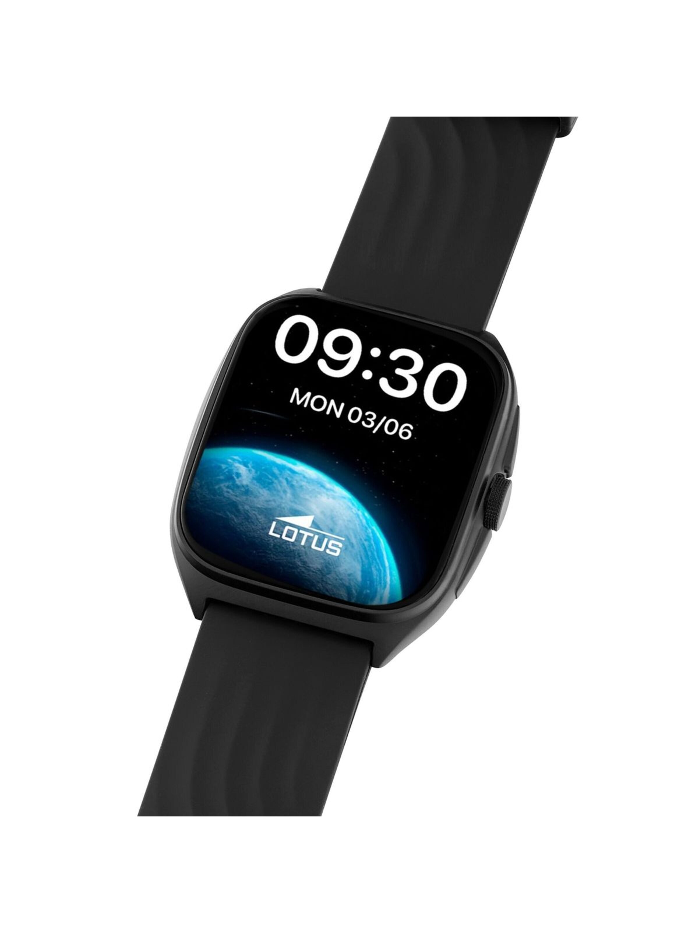 Montre digitale Lotus en noir