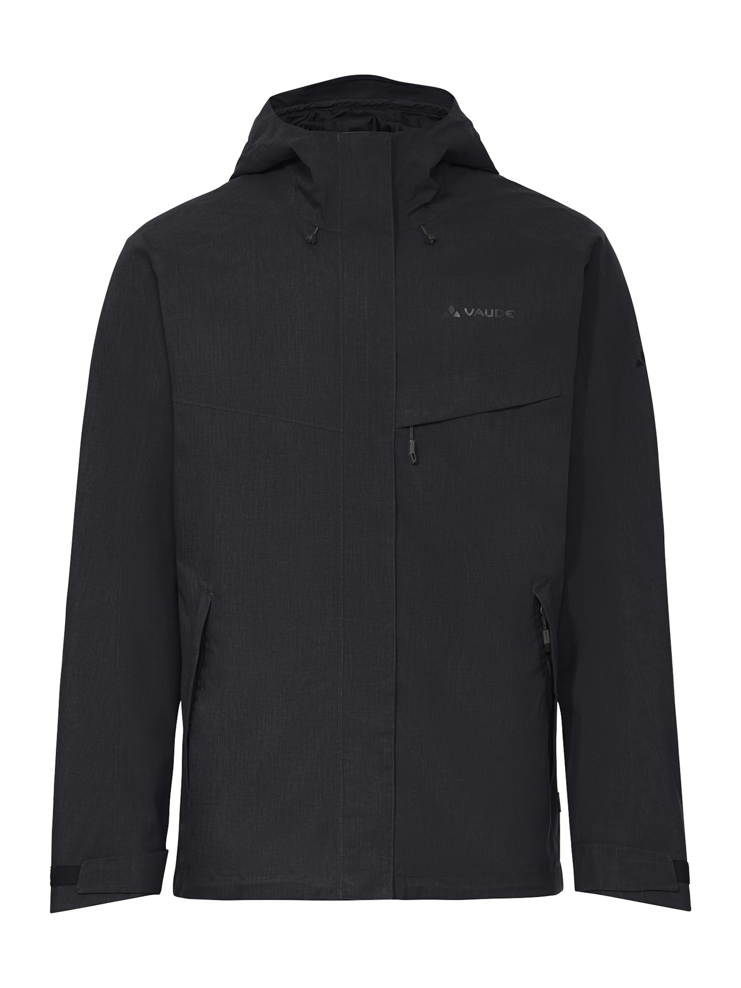 VAUDE Jacke 'Rosemoor II' in Schwarz: Vorderseite