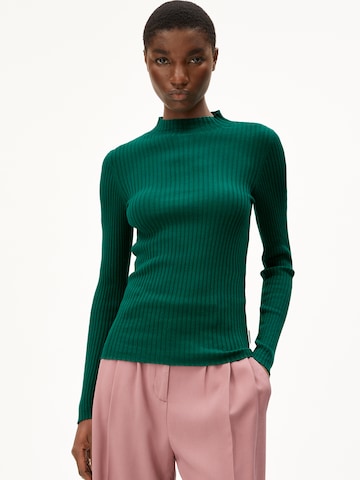 ARMEDANGELS Strickpullover ALAANIA (GOTS) in Grün: Vorderseite