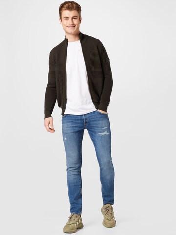 JACK & JONES Slimfit Džíny 'Glenn' – modrá