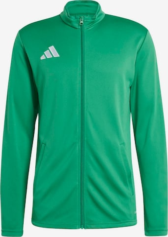 ADIDAS PERFORMANCE Athletic Zip-Up Hoodie 'ENT26' in Green: front