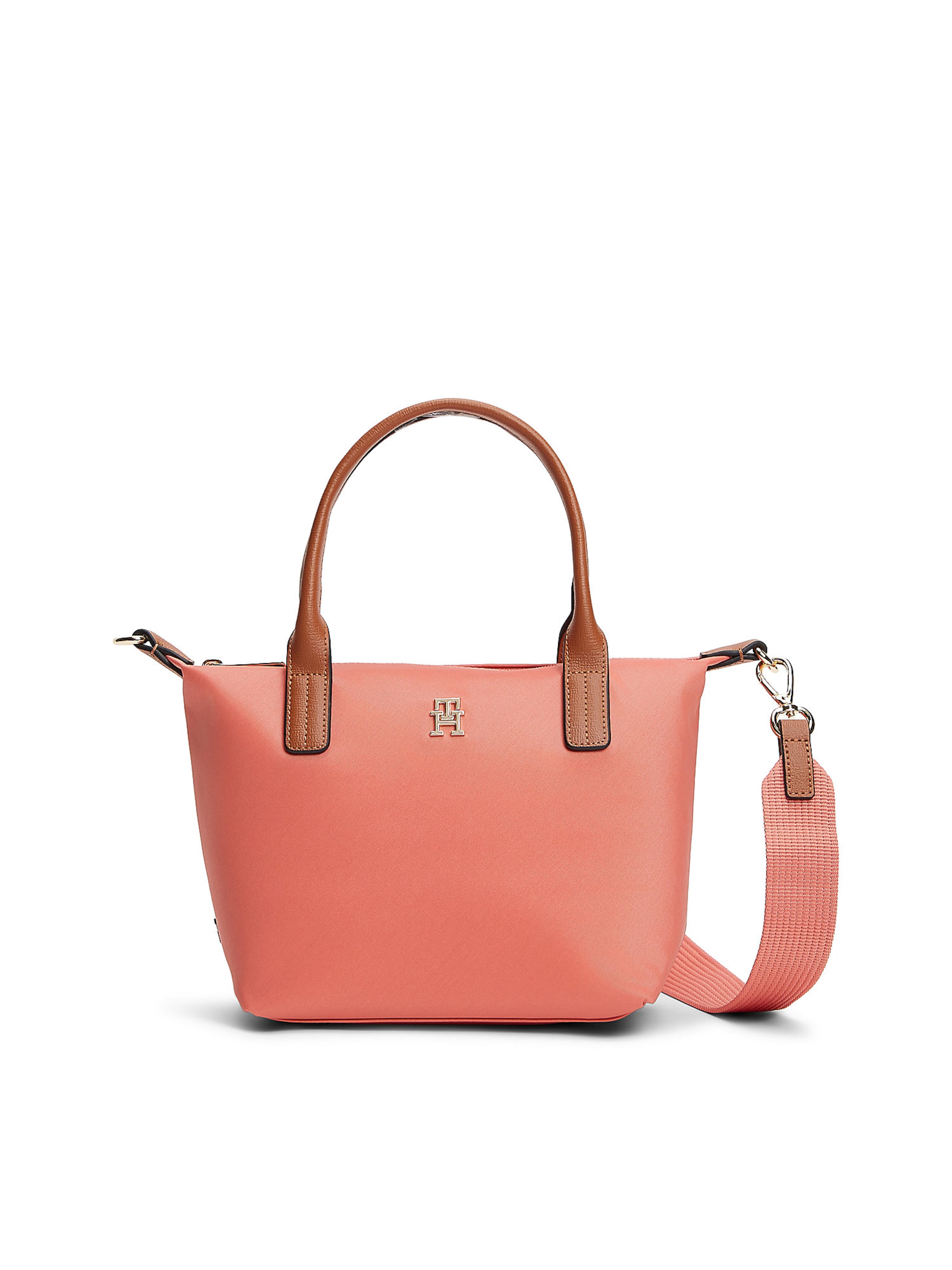 Sacs à main 'Popette' TOMMY HILFIGER en rose : devant