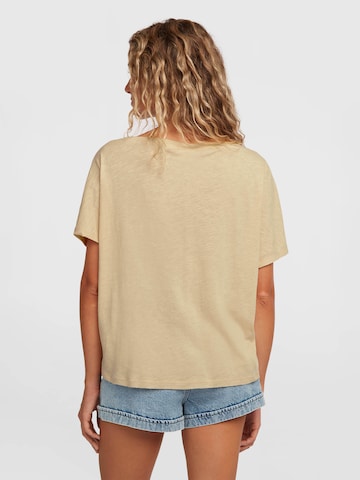 Maglietta 'Script Scoop' di O'NEILL in beige