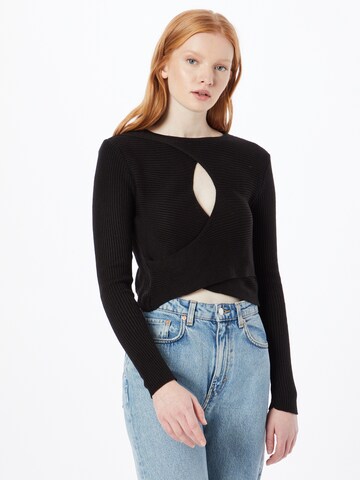 Pull-over Trendyol en noir : devant