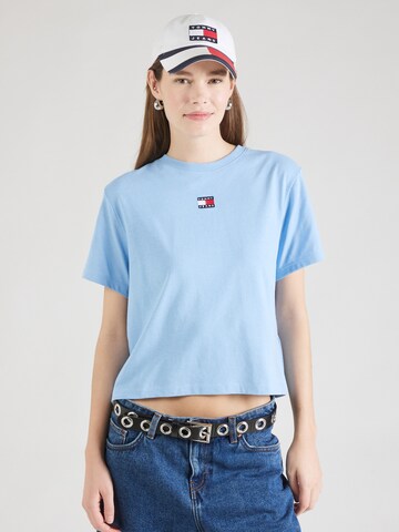 T-shirt Tommy Jeans en bleu : devant