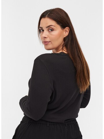 Zizzi Bluse in Schwarz