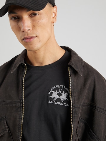 La Martina Shirt in Black