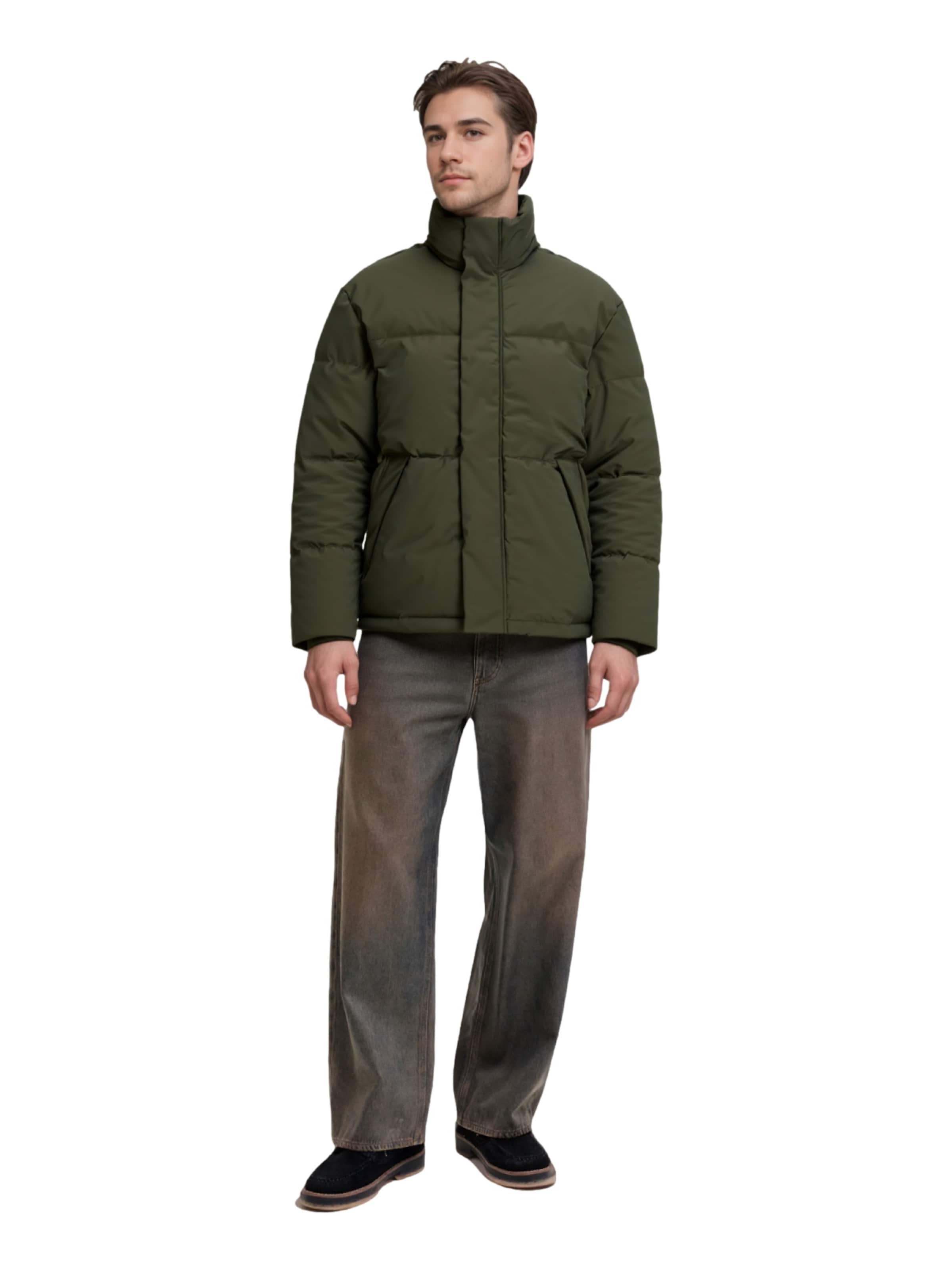 Giacca invernale 'JJSoho' di JACK & JONES in verde