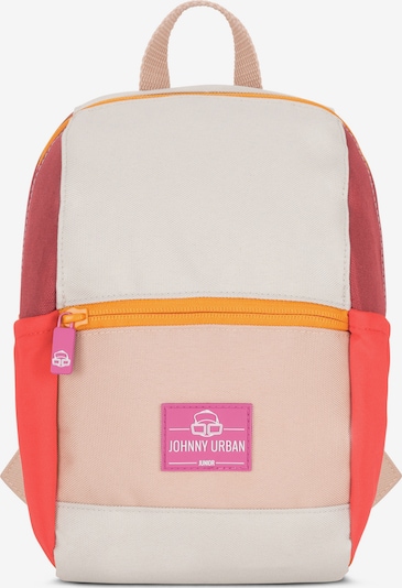 Johnny Urban Ruksak 'Leo' veličine One Size u bež / ciglasto crvena / crvena / bijela, Pregled proizvoda