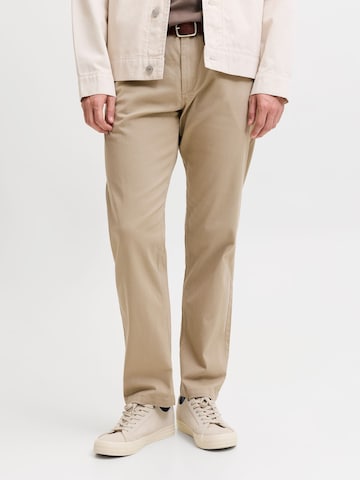 JACK & JONES Ohlapna forma Chino hlače 'JPSTKANE JJDAVE' | bež barva: sprednja stran