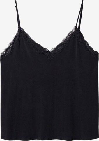 MANGO Blouse 'SIA' in Black: front