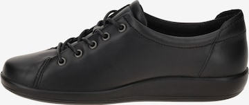 ECCO Schnürschuh 'Ecco Soft 2 Schuhe schwarz uni Schnürer 206503' in Schwarz: Vorderseite